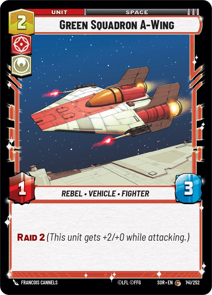 Green Squadron A-Wing (141/252) [Spark of Rebellion] - The Mythic Store | 24h Order Processing