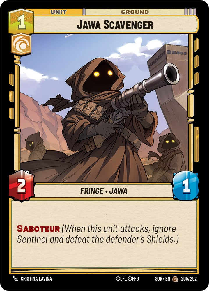 Jawa Scavenger (205/252) [Spark of Rebellion] - The Mythic Store | 24h Order Processing