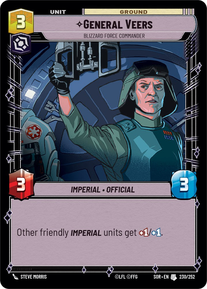 General Veers - Blizzard Force Commander (230/252) [Spark of Rebellion] - The Mythic Store | 24h Order Processing