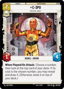 C-3PO - Protocol Droid (238/252) [Spark of Rebellion] - The Mythic Store | 24h Order Processing