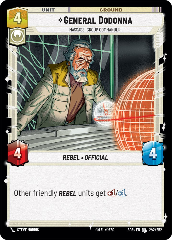 General Dodonna - Massassi Group Commander (242/252) [Spark of Rebellion] - The Mythic Store | 24h Order Processing