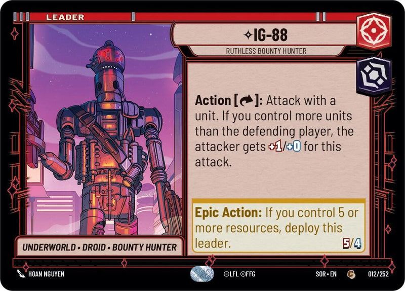 IG-88 - Ruthless Bounty Hunter (012/252) [Spark of Rebellion] - The Mythic Store | 24h Order Processing