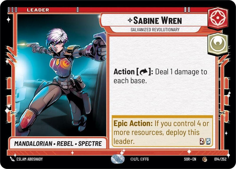 Sabine Wren - Galvanized Revolutionary (014/252) [Spark of Rebellion] - The Mythic Store | 24h Order Processing