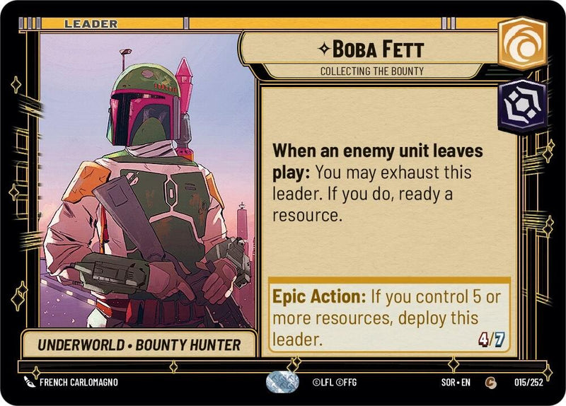 Boba Fett - Collecting the Bounty (015/252) [Spark of Rebellion] - The Mythic Store | 24h Order Processing