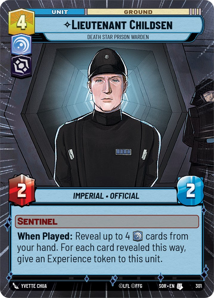 Lieutenant Childsen - Death Star Prison Warden (Hyperspace) (301) [Spark of Rebellion] - The Mythic Store | 24h Order Processing