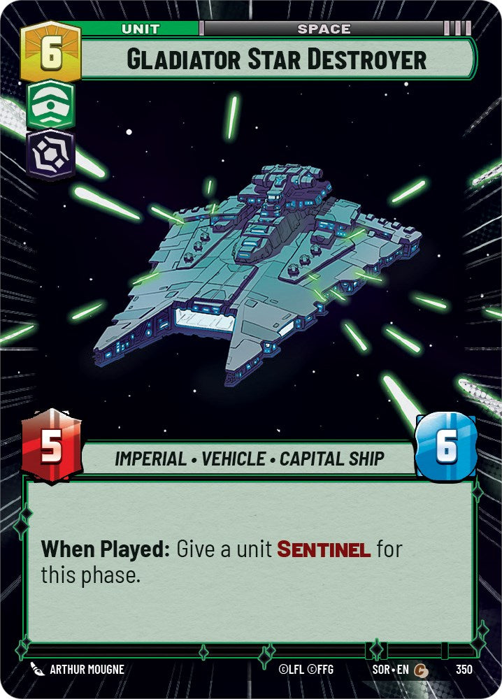 Gladiator Star Destroyer (Hyperspace) (350) [Spark of Rebellion] - The Mythic Store | 24h Order Processing