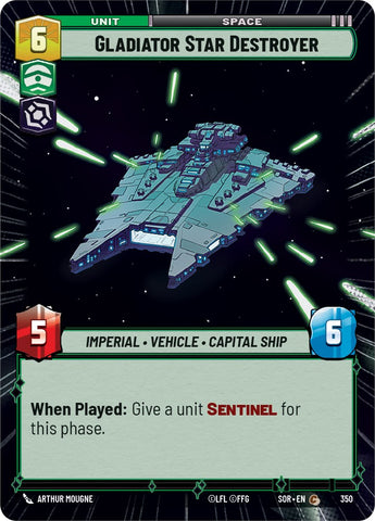 Gladiator Star Destroyer (Hyperspace) (350) [Spark of Rebellion] - The Mythic Store | 24h Order Processing
