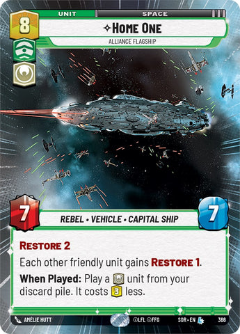 Home One - Alliance Flagship (Hyperspace) (366) [Spark of Rebellion] - The Mythic Store | 24h Order Processing