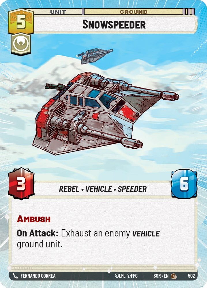 Snowspeeder (Hyperspace) (502) [Spark of Rebellion] - The Mythic Store | 24h Order Processing