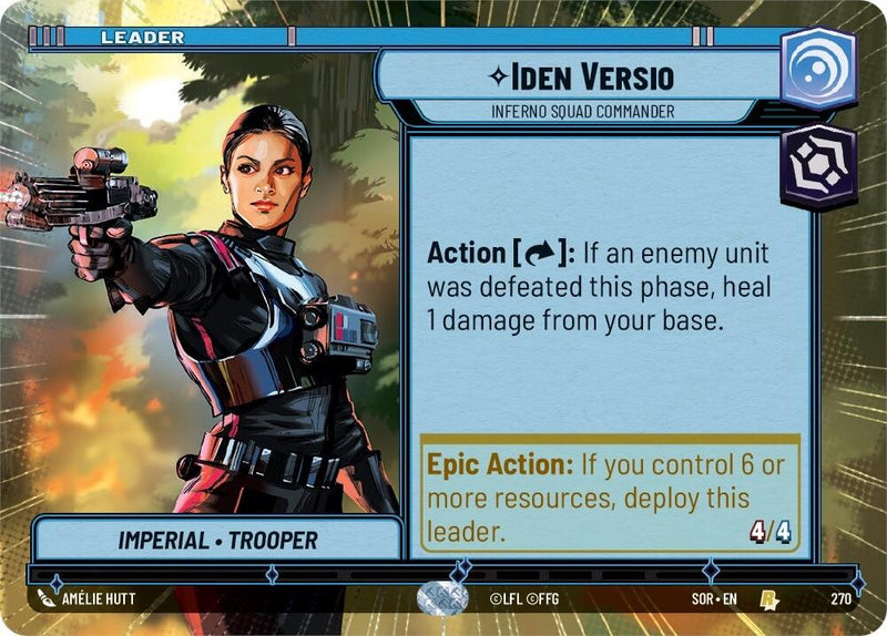 Iden Versio - Inferno Squad Commander (Hyperspace) (270) [Spark of Rebellion] - The Mythic Store | 24h Order Processing