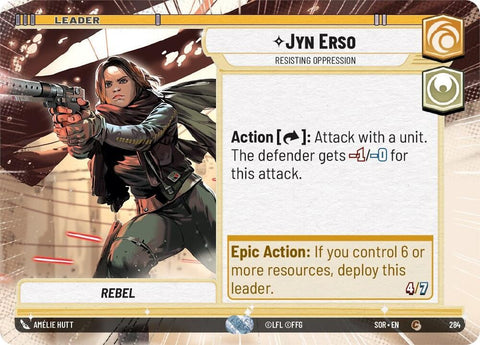 Jyn Erso - Resisting Oppression (Hyperspace) (284) [Spark of Rebellion] - The Mythic Store | 24h Order Processing