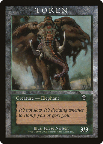 Elephant Token [Magic Player Rewards 2001] - The Mythic Store | 24h Order Processing