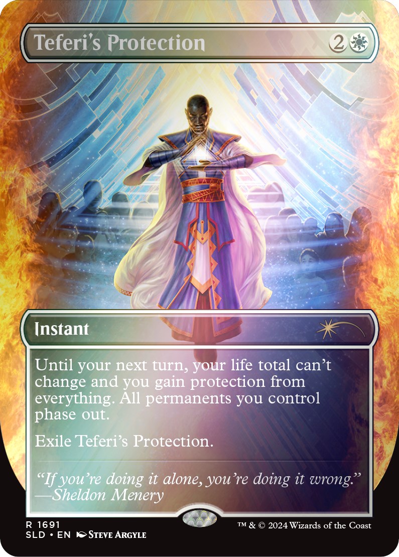 Teferi's Protection (1691) (Rainbow Foil) [Secret Lair Drop Series] - The Mythic Store | 24h Order Processing