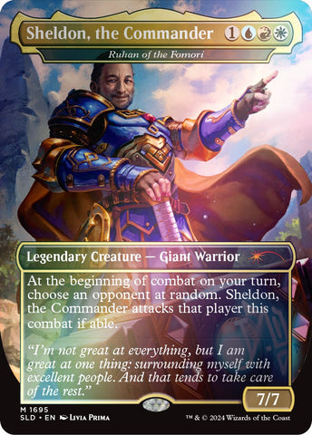 Ruhan of the Fomori - Sheldon, the Commander (Rainbow Foil) [Secret Lair: Sheldon's Spellbook] - The Mythic Store | 24h Order Processing