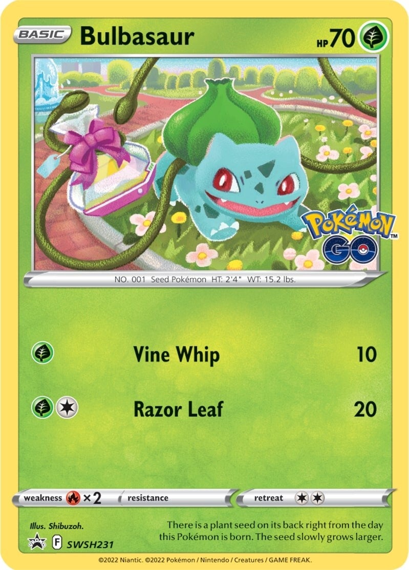 Bulbasaur (SWSH231) [Sword & Shield: Black Star Promos] - The Mythic Store | 24h Order Processing