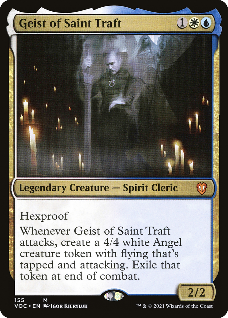 Geist of Saint Traft [Innistrad: Crimson Vow Commander] - The Mythic Store | 24h Order Processing