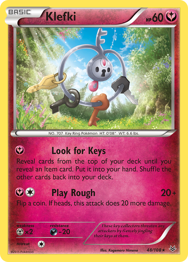 Klefki (48/108) [XY: Roaring Skies] - The Mythic Store | 24h Order Processing