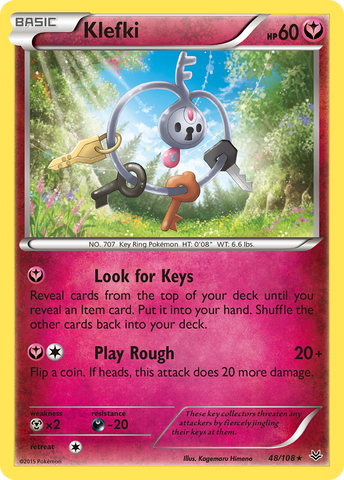Klefki (48/108) [XY: Roaring Skies] - The Mythic Store | 24h Order Processing