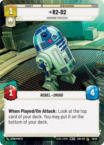 R2-D2 - Ignoring Protocol (Hyperspace) (10/20) [Spark of Rebellion: Weekly Play] - The Mythic Store | 24h Order Processing
