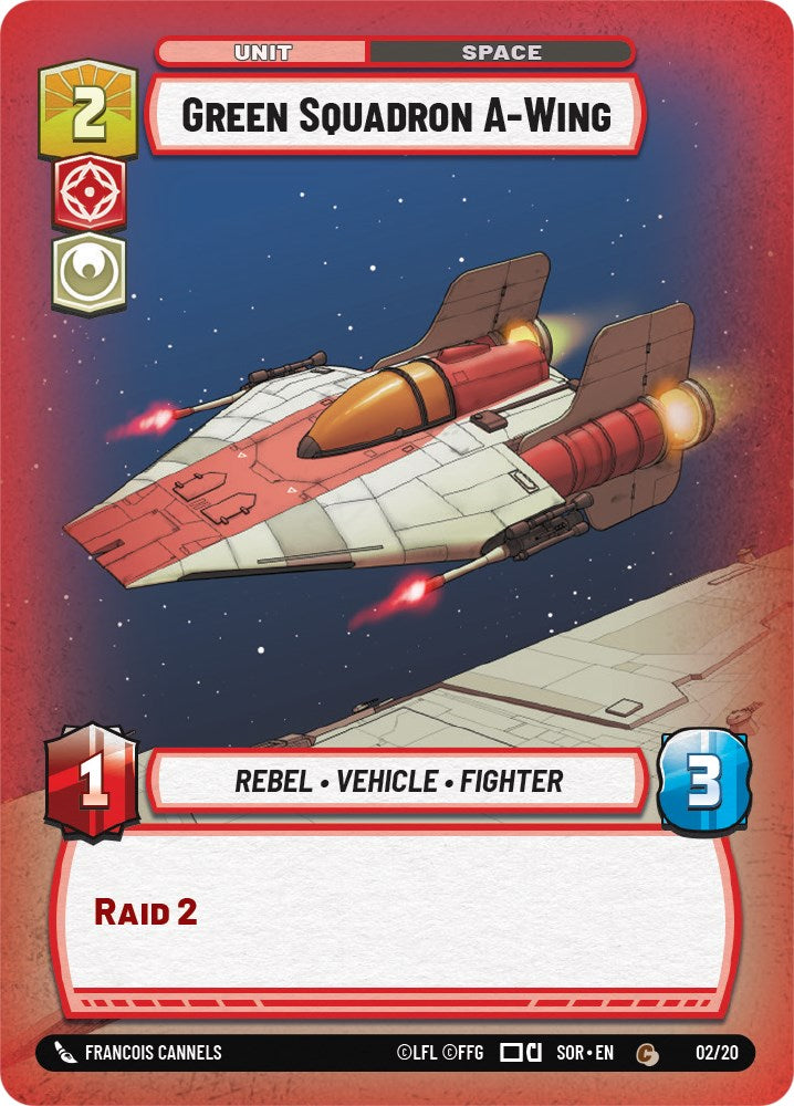 Green Squadron A-Wing (Weekly Play Promo) (2/20) [Spark of Rebellion Promos] - The Mythic Store | 24h Order Processing