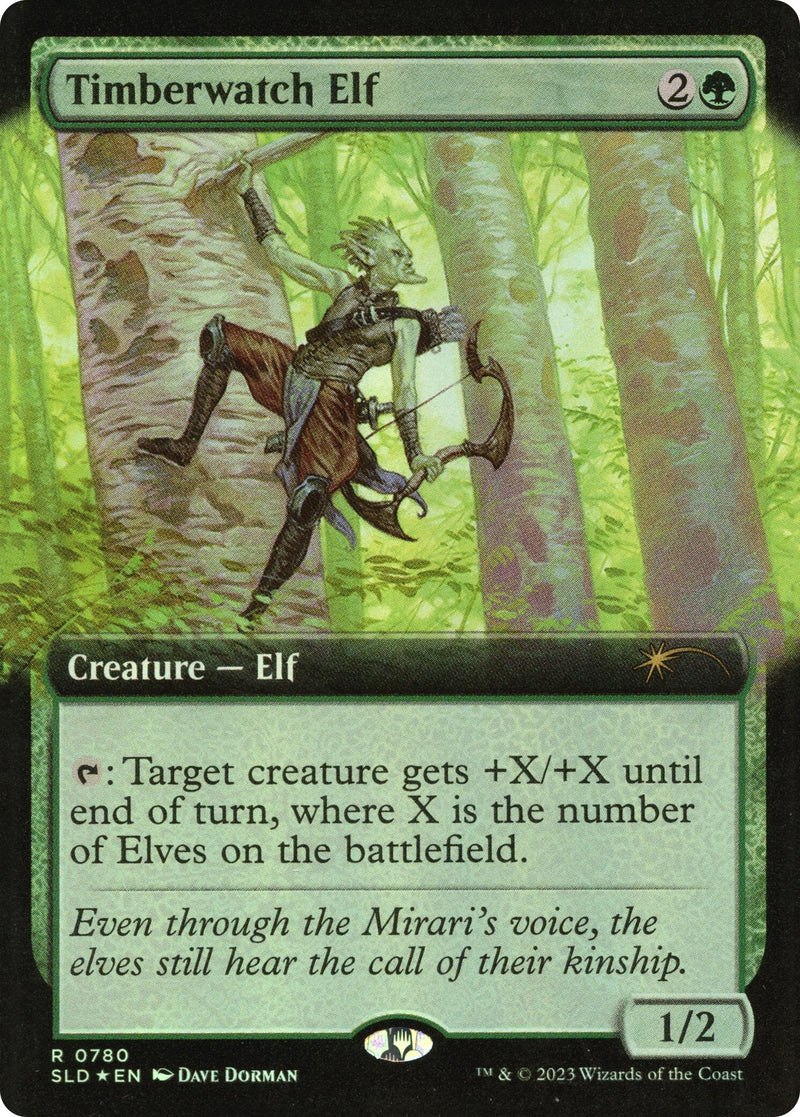 Timberwatch Elf (Extended Art) [Secret Lair Drop Series] - The Mythic Store | 24h Order Processing