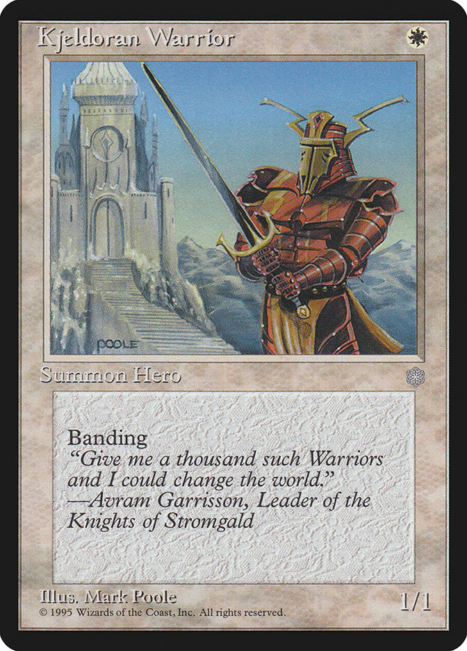 Kjeldoran Warrior [Ice Age] - The Mythic Store | 24h Order Processing