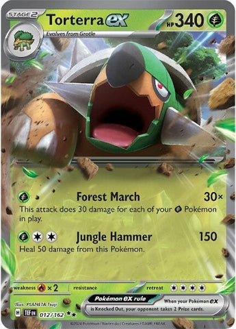 Torterra ex (012/162) [Scarlet & Violet: Temporal Forces] - The Mythic Store | 24h Order Processing