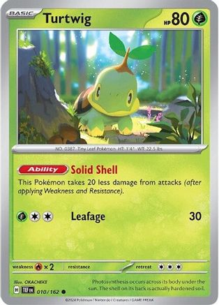 Turtwig (010/162) [Scarlet & Violet: Temporal Forces] - The Mythic Store | 24h Order Processing