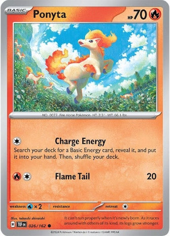 Ponyta (026/162) [Scarlet & Violet: Temporal Forces] - The Mythic Store | 24h Order Processing