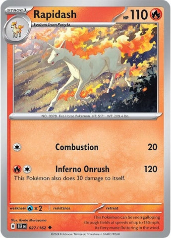 Rapidash (027/162) [Scarlet & Violet: Temporal Forces] - The Mythic Store | 24h Order Processing