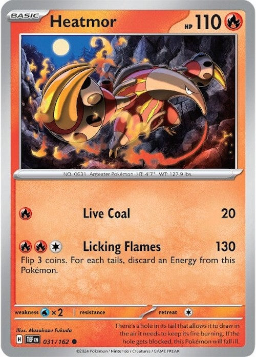 Heatmor (031/162) [Scarlet & Violet: Temporal Forces] - The Mythic Store | 24h Order Processing