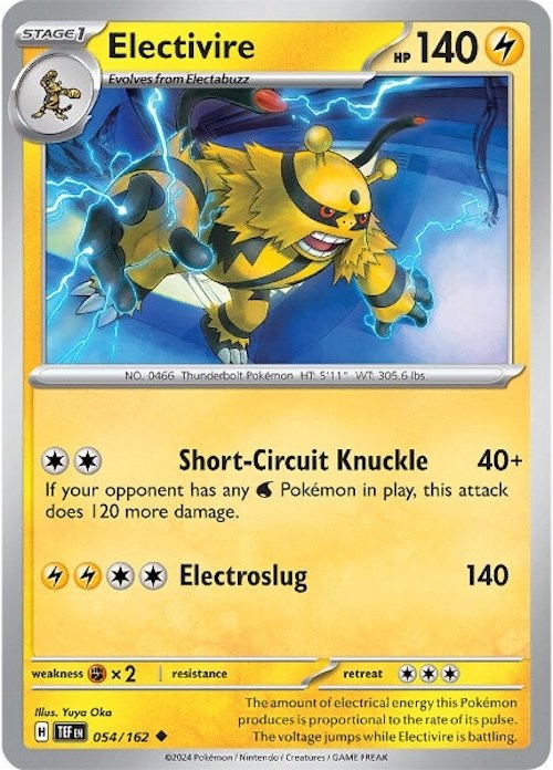 Electivire (054/162) [Scarlet & Violet: Temporal Forces] - The Mythic Store | 24h Order Processing