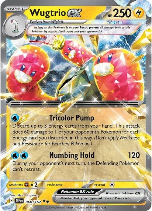 Wugtrio ex (060/162) [Scarlet & Violet: Temporal Forces] - The Mythic Store | 24h Order Processing