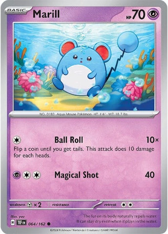 Marill (064/162) [Scarlet & Violet: Temporal Forces] - The Mythic Store | 24h Order Processing