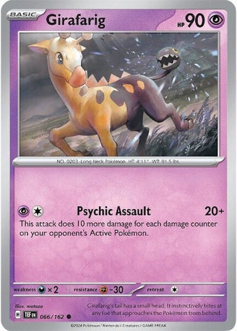 Girafarig (066/162) [Scarlet & Violet: Temporal Forces] - The Mythic Store | 24h Order Processing