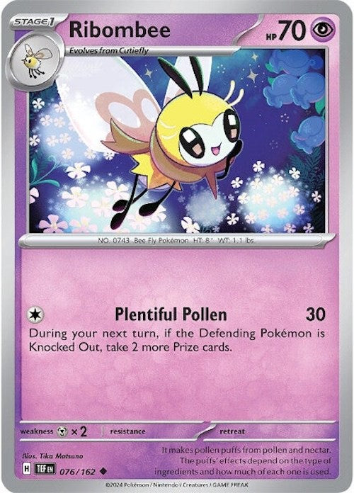 Ribombee (076/162) [Scarlet & Violet: Temporal Forces] - The Mythic Store | 24h Order Processing
