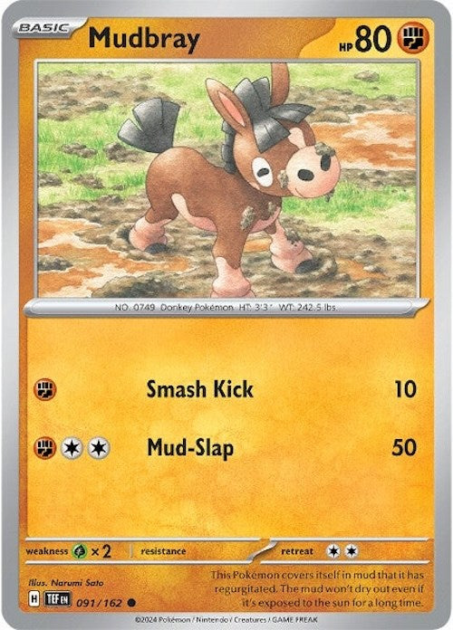 Mudbray (091/162) [Scarlet & Violet: Temporal Forces] - The Mythic Store | 24h Order Processing