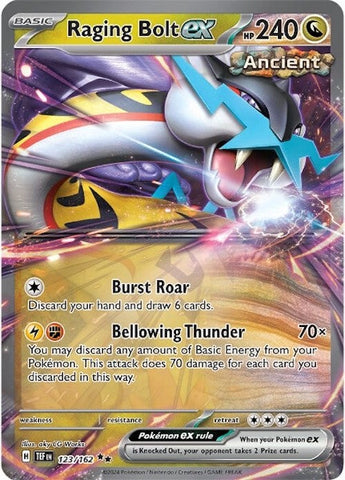 Raging Bolt ex (123/162) [Scarlet & Violet: Temporal Forces] - The Mythic Store | 24h Order Processing