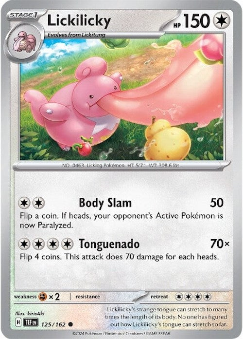Lickilicky (125/162) [Scarlet & Violet: Temporal Forces] - The Mythic Store | 24h Order Processing