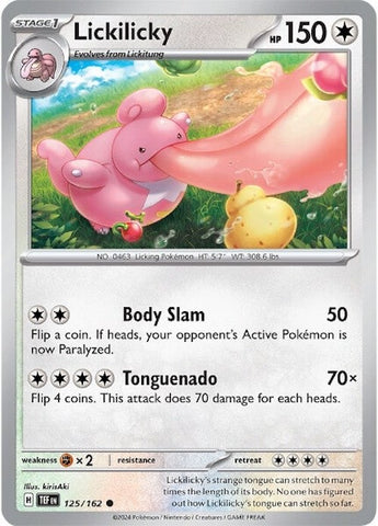 Lickilicky (125/162) [Scarlet & Violet: Temporal Forces] - The Mythic Store | 24h Order Processing