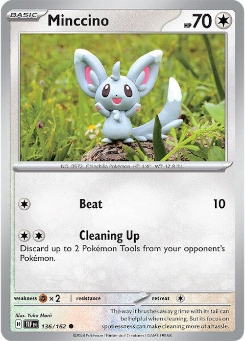 Minccino (136/162) [Scarlet & Violet: Temporal Forces] - The Mythic Store | 24h Order Processing