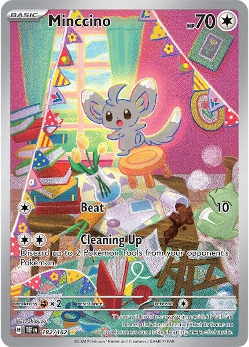 Minccino (182/162) [Scarlet & Violet: Temporal Forces] - The Mythic Store | 24h Order Processing