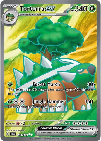 Torterra ex (185/162) [Scarlet & Violet: Temporal Forces] - The Mythic Store | 24h Order Processing