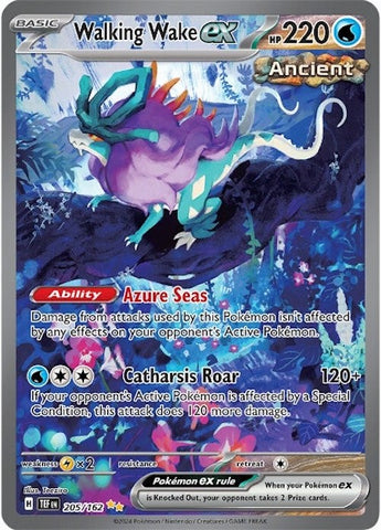 Walking Wake ex (205/162) [Scarlet & Violet: Temporal Forces] - The Mythic Store | 24h Order Processing