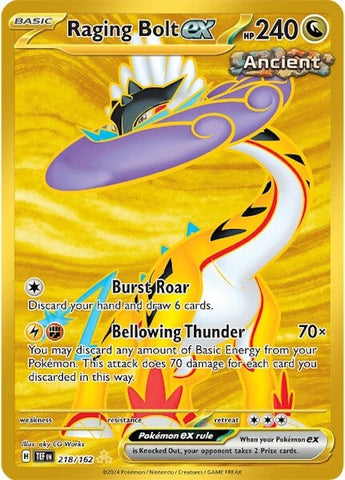 Raging Bolt ex (218/162) [Scarlet & Violet: Temporal Forces] - The Mythic Store | 24h Order Processing