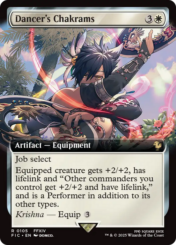 Dancer's Chakrams (Extended Art) [FINAL FANTASY Commander] - The Mythic Store | 24h Order Processing