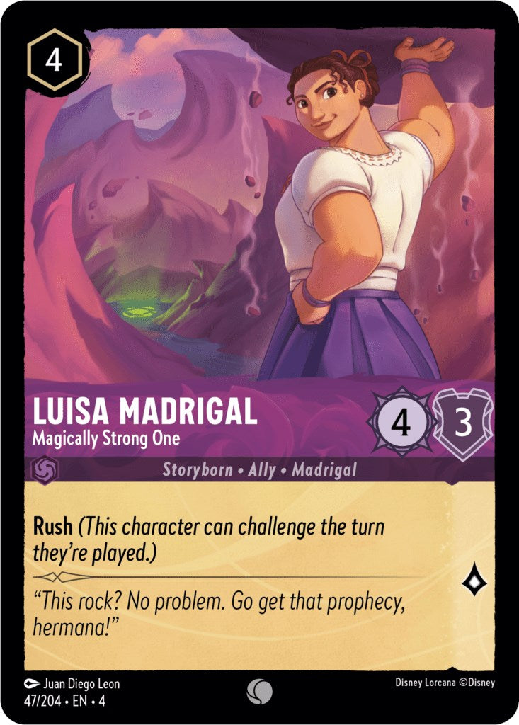 Luisa Madrigal - Magically Strong One (47/204) [Ursula's Return] - The Mythic Store | 24h Order Processing