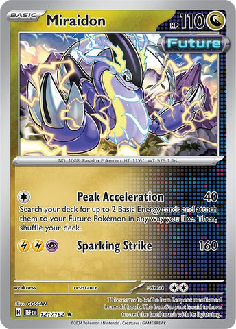 Miraidon (121/162) (Theme Deck Exclusive) [Scarlet & Violet: Temporal Forces] - The Mythic Store | 24h Order Processing