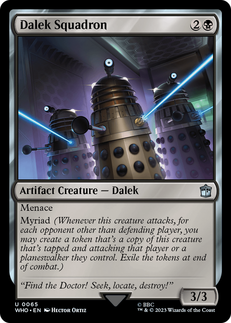 Dalek Squadron [Doctor Who] - The Mythic Store | 24h Order Processing