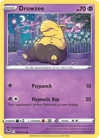 Drowzee (060/195) [Sword & Shield: Silver Tempest] - The Mythic Store | 24h Order Processing